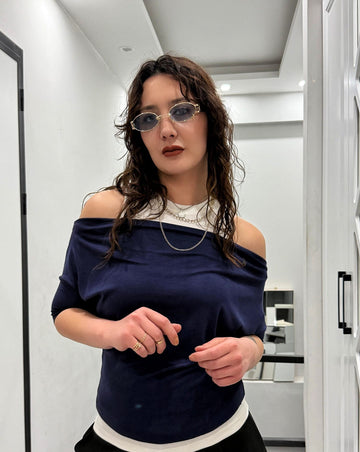 İKİLİ BLUZ TAKIM HAMUR DOKU