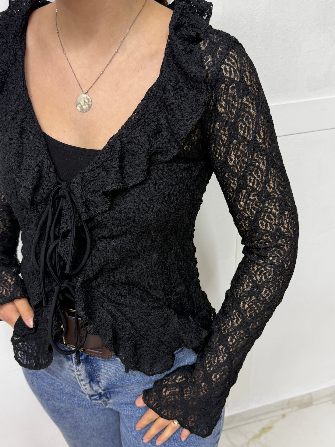 TÜL BAĞLAMALI VİRAL BLUZ