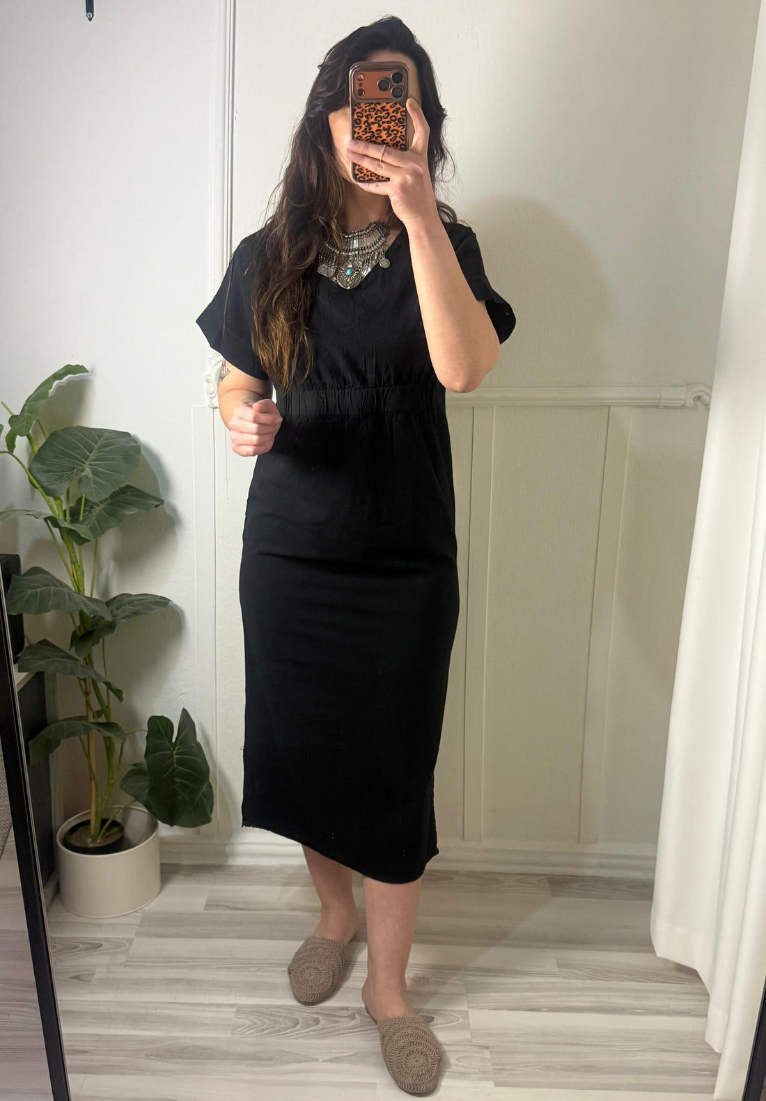 HAM KETEN DOĞAL VE RAHAT ELBİSE