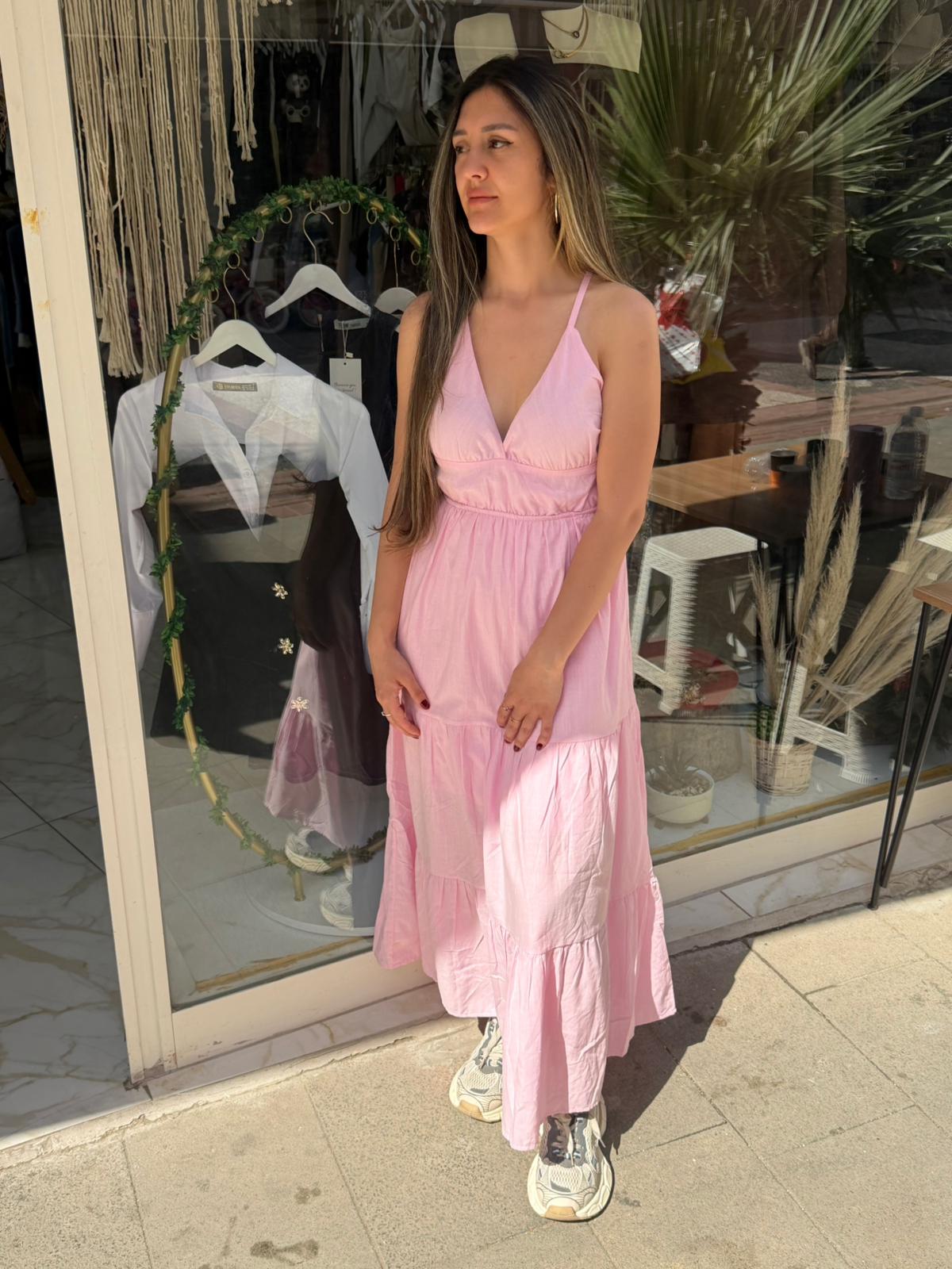 ASKILI ŞIK VE ZARİF YAZLIK ELBİSE