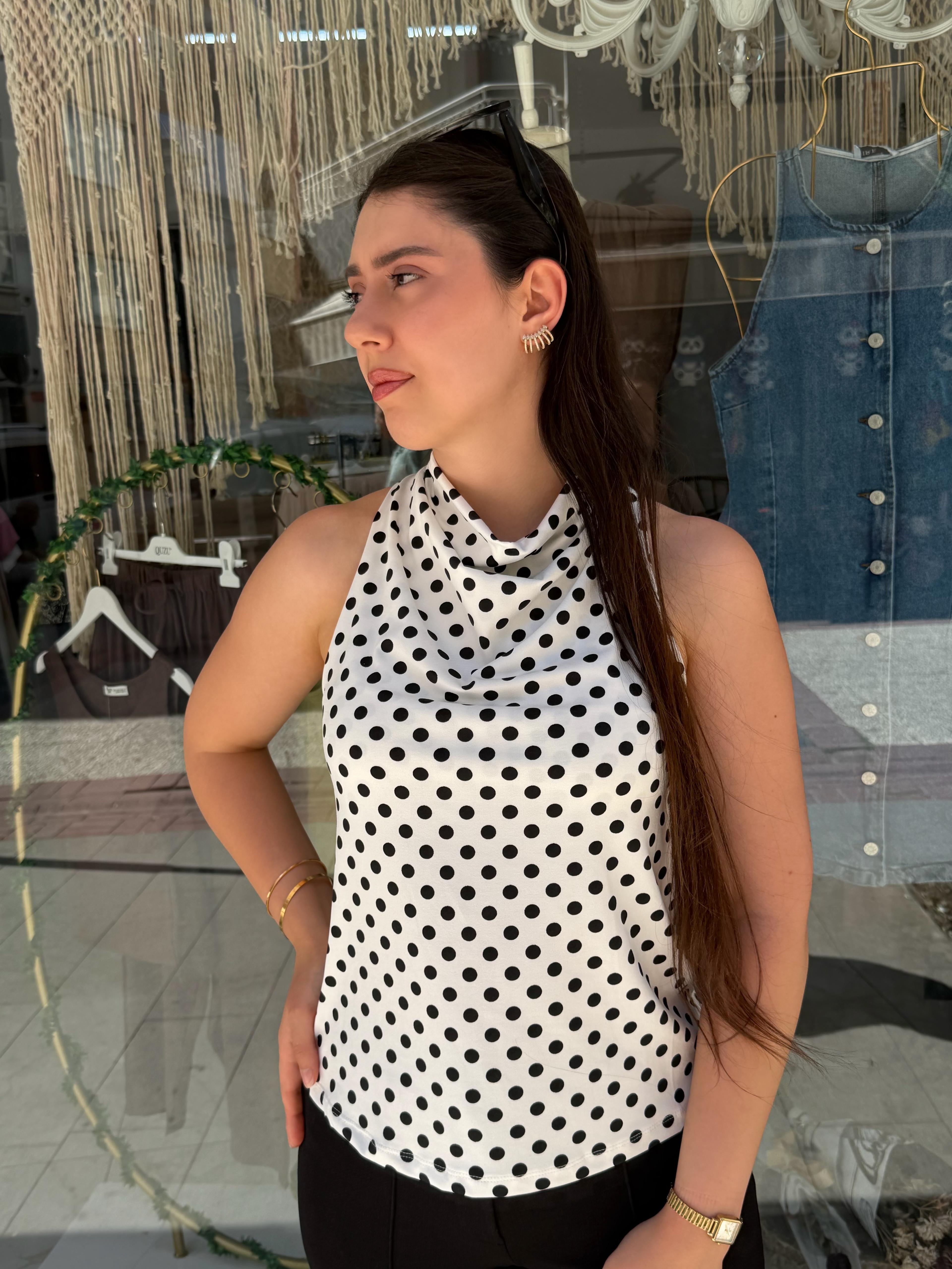 HAMUR DOKU PUANTİYELİ BLUZ