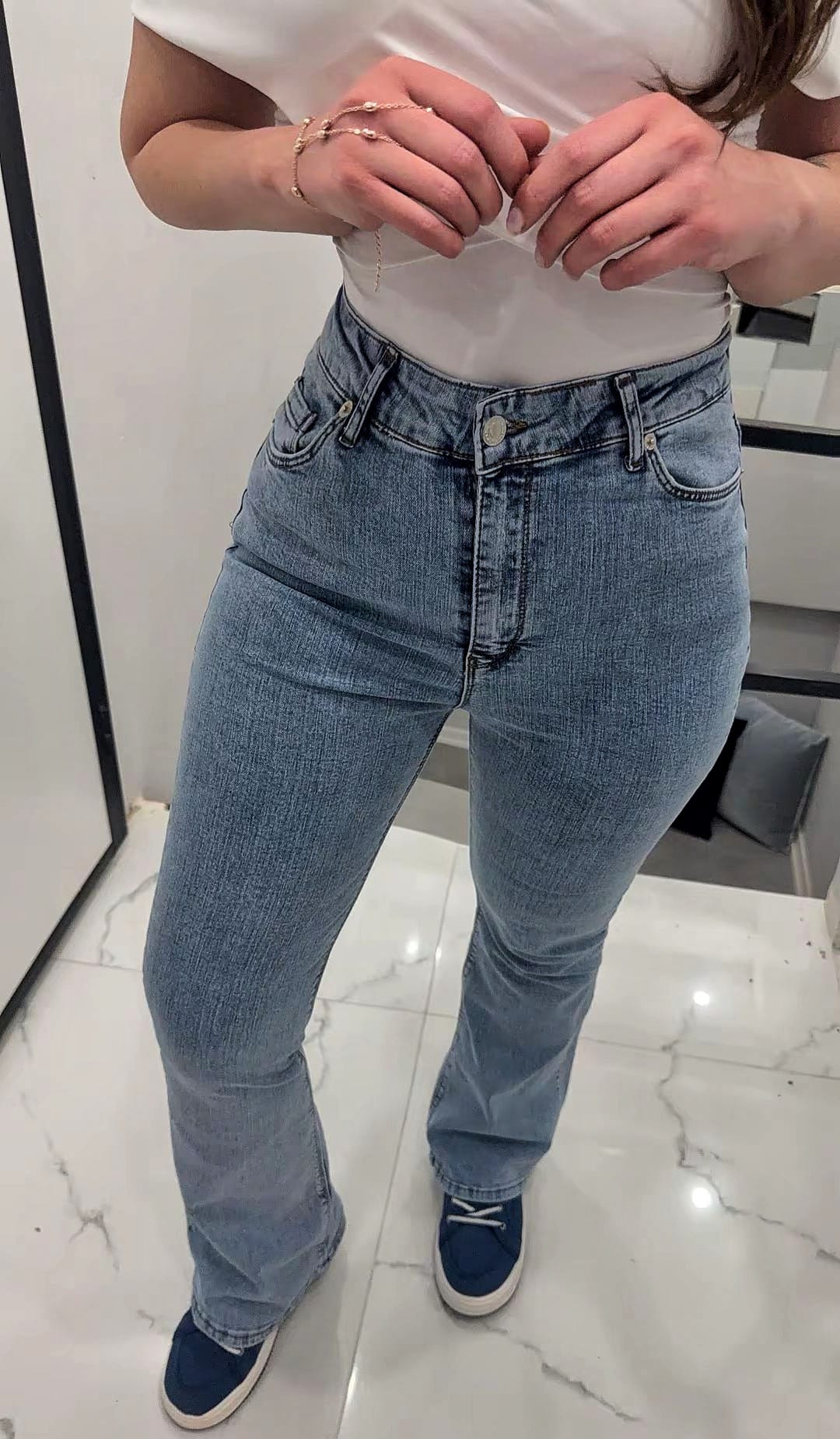 TOPARLAYICI İSPANYOL PAÇA DENIM PANTOLON